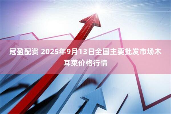 冠盈配资 2025年9月13日全国主要批发市场木耳菜价格行情
