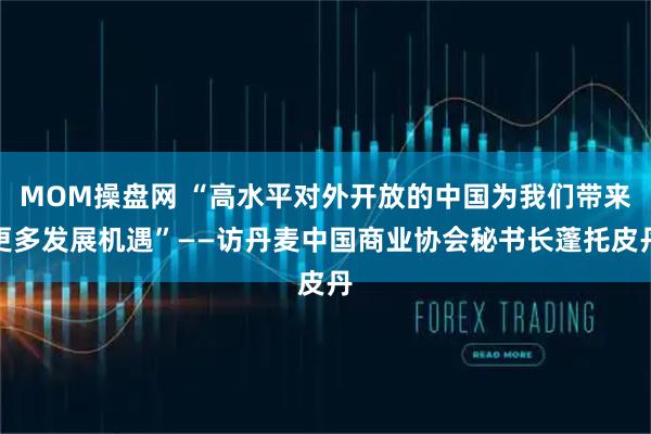 MOM操盘网 “高水平对外开放的中国为我们带来更多发展机遇”——访丹麦中国商业协会秘书长蓬托皮丹